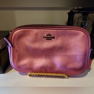 Double zip Coach Crossbody